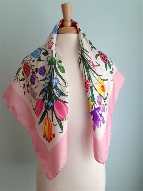 gucci pink and grey scarf|gucci flora scarf princess grace.